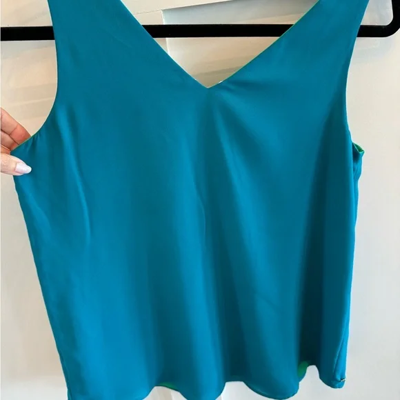 Lilly Pulitzer Florin Tank- size Small blue/green - Picture 3 of 6